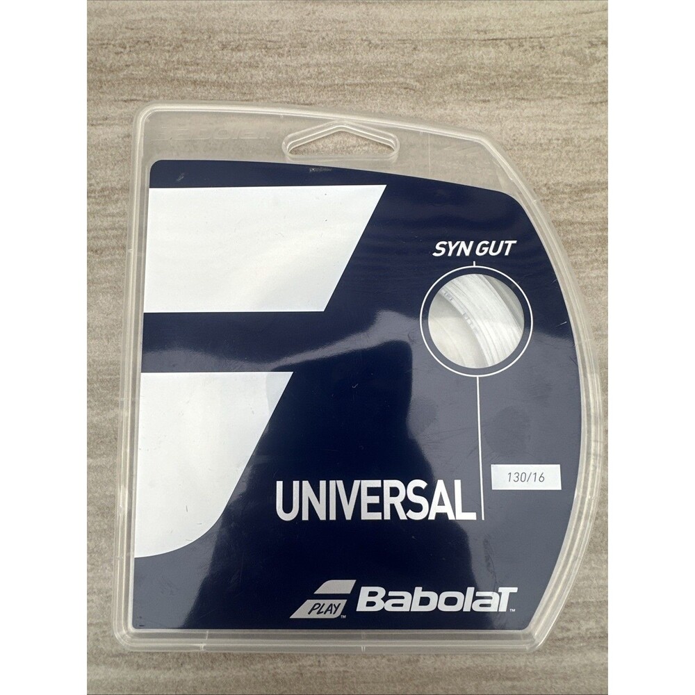 Babolat Syn Gut 16 Gauge 1.30mm Tennis String NEW White